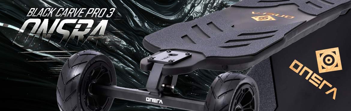 ONSRA Black Carve 3 Pro Canada Online Sales Pickup Vancouver Esk8 Garage Boarderlabs